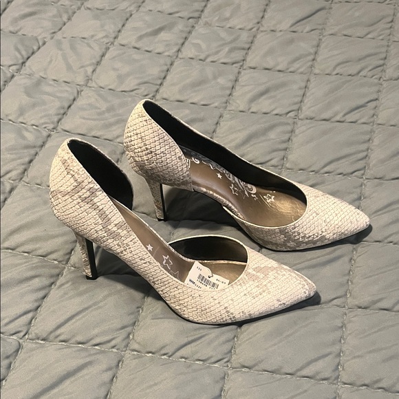 Shoes - Chic Textured Women's Heels